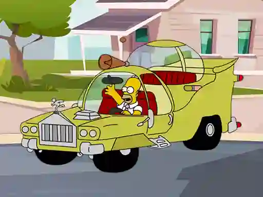 The Simpsons Car Jigsaw — безплатна онлайн игра
