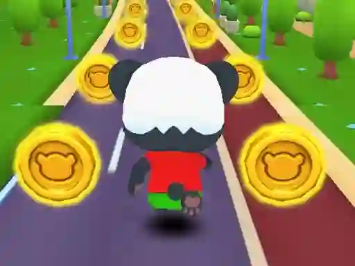 Panda Subway Run — безплатна онлайн игра