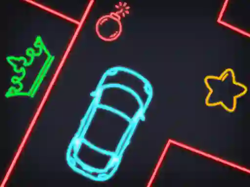 Neon Car Puzzle — безплатна онлайн игра