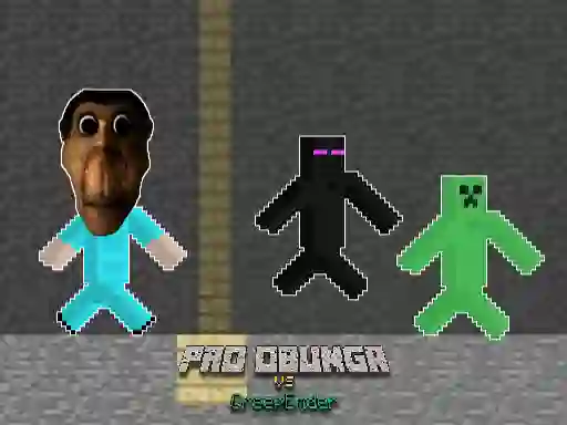 Pro Obunga vs CreepEnder — безплатна онлайн игра