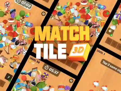 Match Tile 3d — безплатна онлайн игра