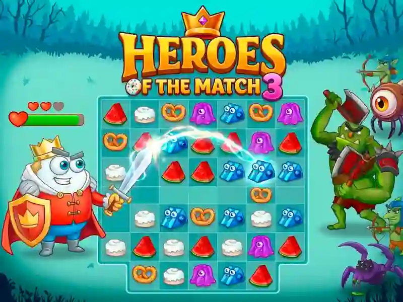 Heroes of the match 3 — безплатна онлайн игра