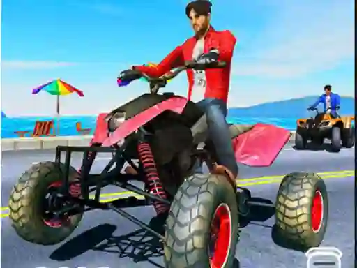 Quad Bike Traffic Racing Mania — безплатна онлайн игра