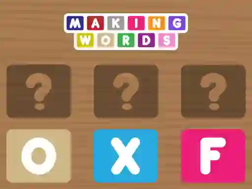 Making Words — безплатна онлайн игра