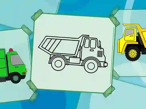 Truck Coloring Book — безплатна онлайн игра