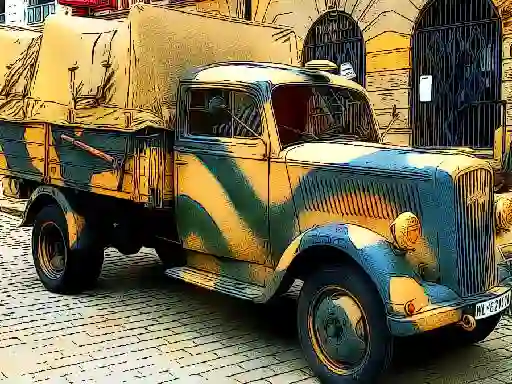 Army Trucks Jigsaw — безплатна онлайн игра