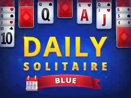Daily Solitaire Blue — безплатна онлайн игра