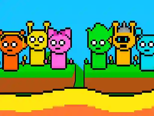 Sprunki Lava Escape 2Player — безплатна онлайн игра
