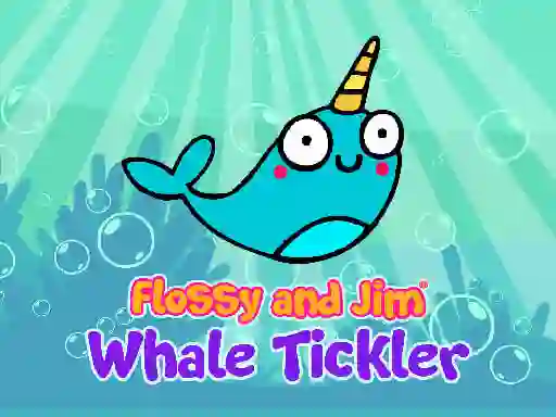 Flossy and Jim Whale Tickler — безплатна онлайн игра