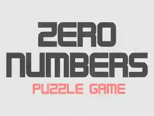 Zero Numbers Puzzle Game — безплатна онлайн игра