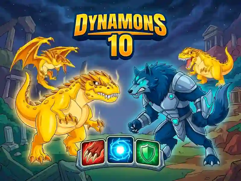 Dynamons 10 — безплатна онлайн игра