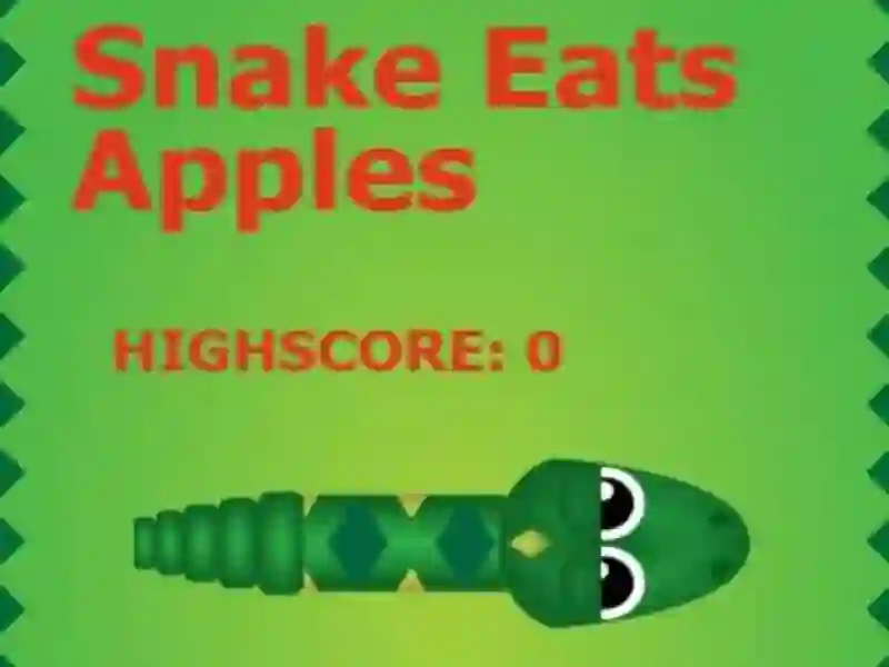 Snake Eats Apples — безплатна онлайн игра