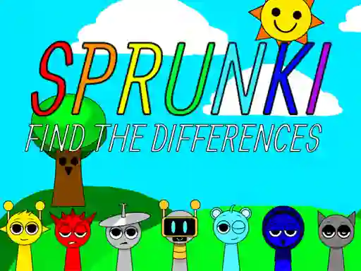 Sprunki Find The Differences — безплатна онлайн игра