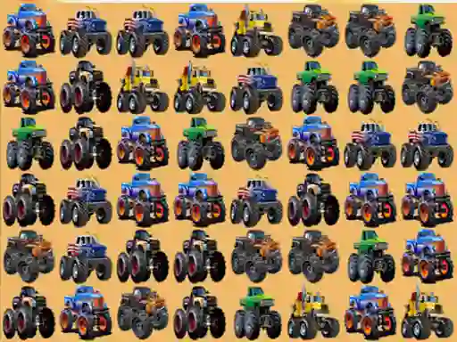 Monsters Trucks Match 3 — безплатна онлайн игра