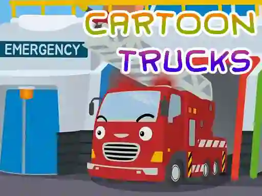 Cartoon Trucks Jigsaw — безплатна онлайн игра