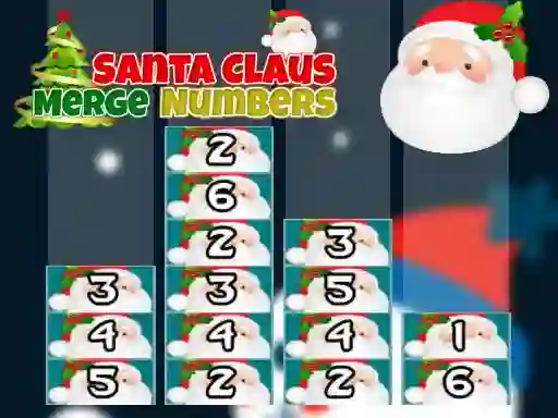 Santa Claus Merge Numbers — безплатна онлайн игра
