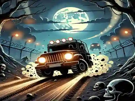Racing Car Destroying Zombie — безплатна онлайн игра