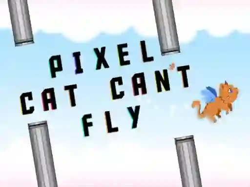 Pixel cat can't fly — безплатна онлайн игра