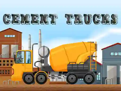 Cement Trucks Hidden Objects — безплатна онлайн игра