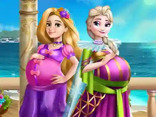 Palace Princesses Pregnant BFFS — безплатна онлайн игра
