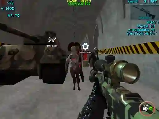Zombie Apocalypse Bunker Survival Z — безплатна онлайн игра
