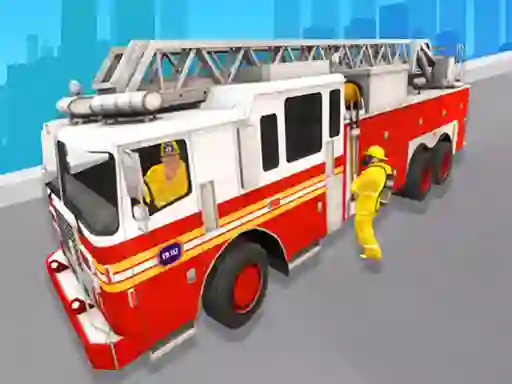 City Rescue Fire Truck Games — безплатна онлайн игра
