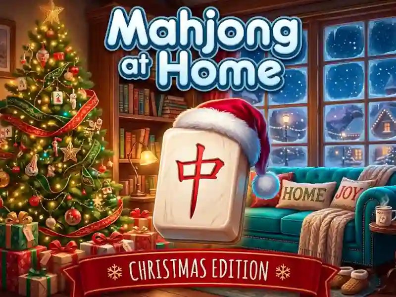 Mahjong At Home Xmas Edition — безплатна онлайн игра