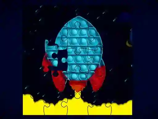 Pop It Rockets In Space Jigsaw — безплатна онлайн игра