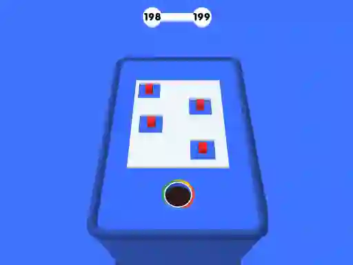 Hole 3d Color Block Game — безплатна онлайн игра