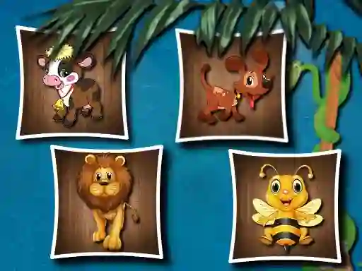 Cute Animal Shapes — безплатна онлайн игра