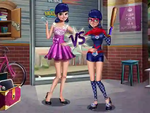Princess vs Superhero — безплатна онлайн игра