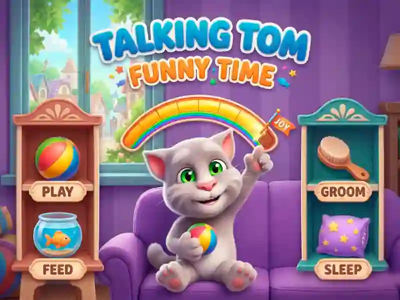 Talking Tom Funny Time — безплатна онлайн игра