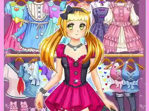 Anime Kawaii Dress Up — безплатна онлайн игра