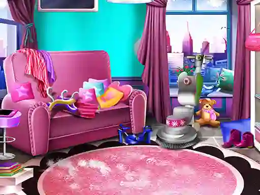 Girly House Cleaning — безплатна онлайн игра