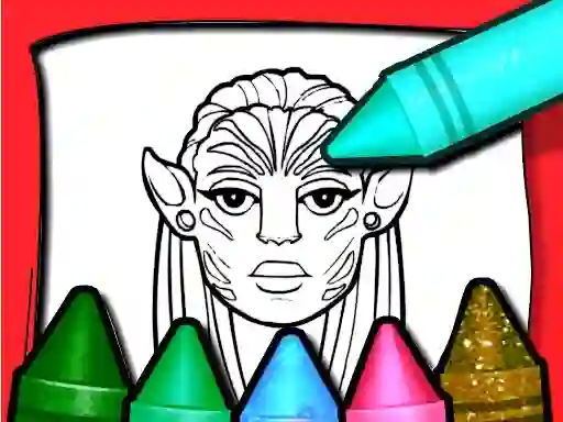 Avatar Coloring Book — безплатна онлайн игра
