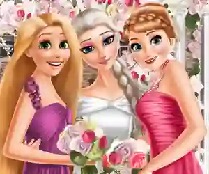 Eliza and princesses wedding — безплатна онлайн игра
