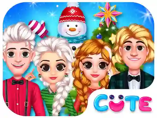 Frozen Princess Christmas Celebration — безплатна онлайн игра