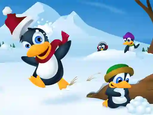 Cute Penguin Slide — безплатна онлайн игра