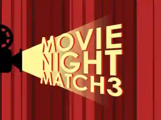 Movie Night Match 3 — безплатна онлайн игра