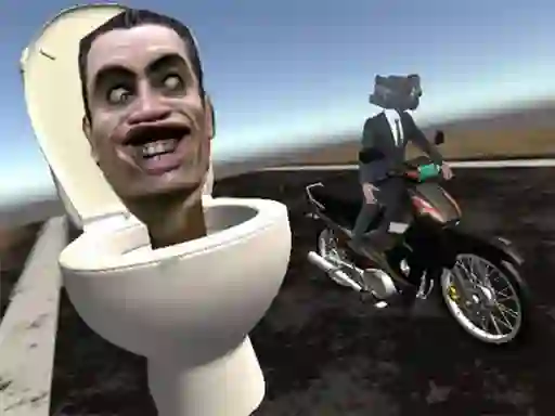 Skibidi Toilet Moto Bike Racing 2 — безплатна онлайн игра