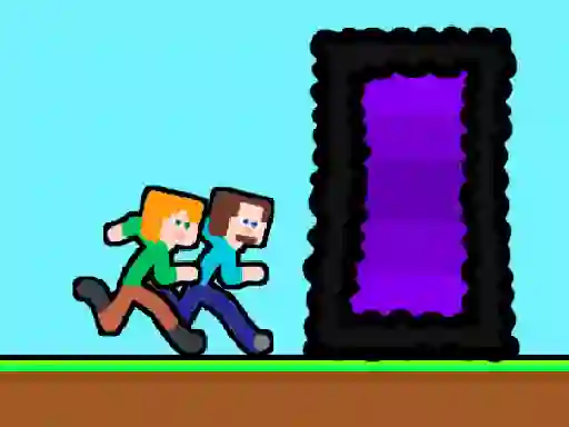 Steveman and Alexwoman: Easter Egg — безплатна онлайн игра