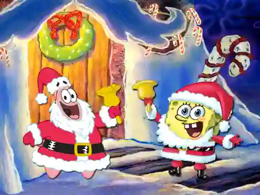 SpongeBob Christmas Jigsaw Puzzle — безплатна онлайн игра