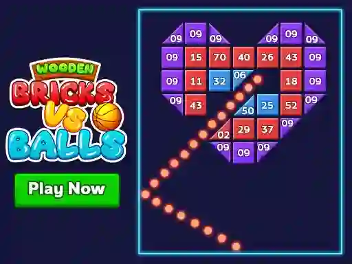 Wooden Bricks Vs Balls — безплатна онлайн игра