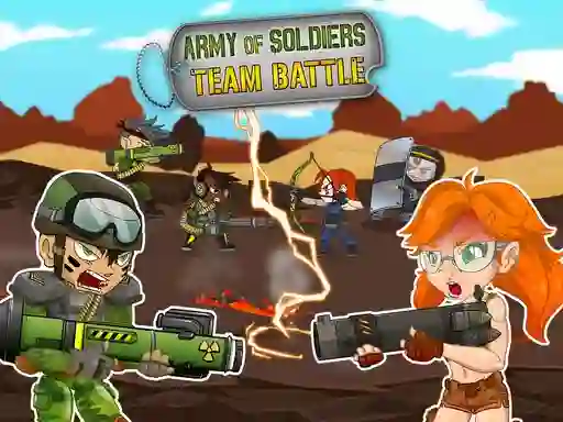 Army of soldiers: Team Battle — безплатна онлайн игра