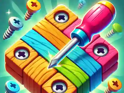 Unscrew Wood Puzzle — безплатна онлайн игра