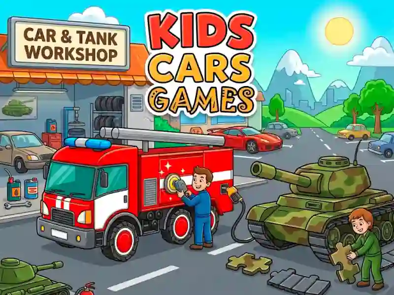 Kids Cars Games — безплатна онлайн игра