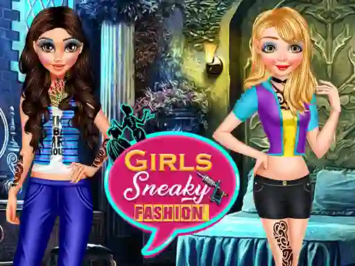 Girls Sneaky Fashion — безплатна онлайн игра