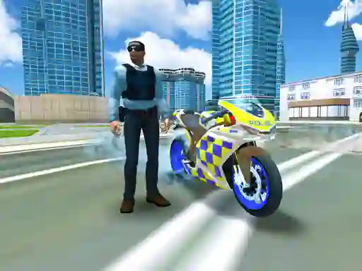 Police Motorbike Traffic Rider — безплатна онлайн игра