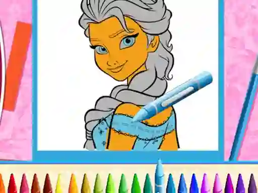 The Princess Sisters Coloring — безплатна онлайн игра