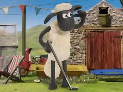 Shaun The Sheep Baahmy Golf — безплатна онлайн игра